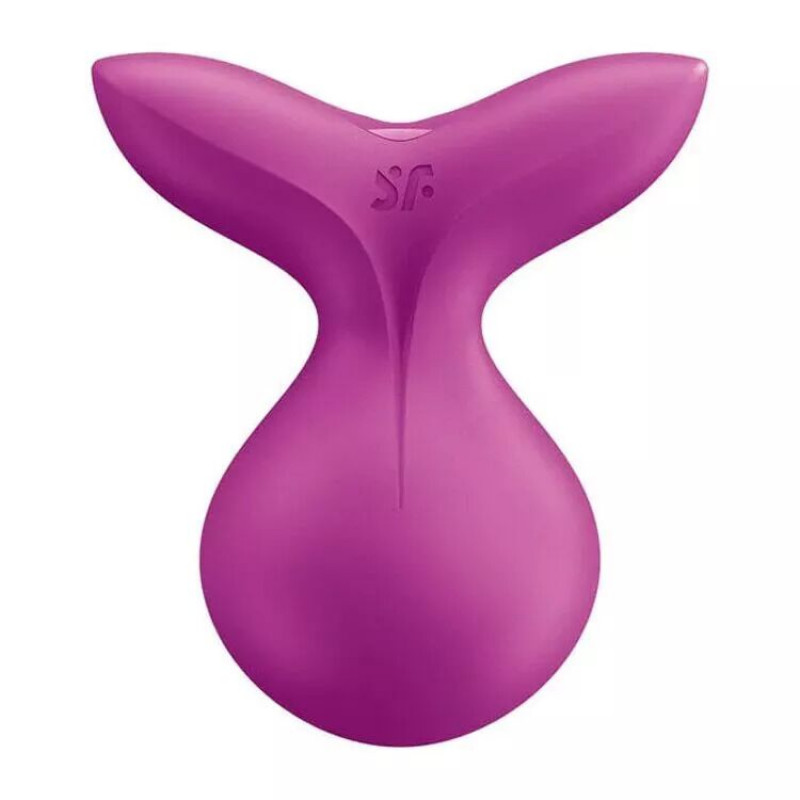 Satisfyer Viva la Vulva 3 Violet - демонстрація текстури матеріалу