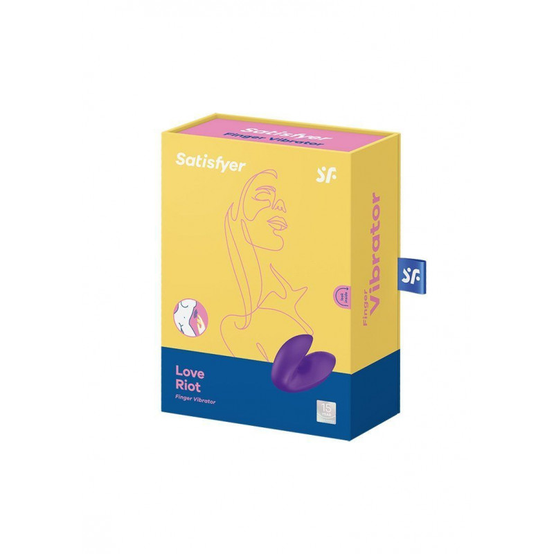 Комплект вібратора Satisfyer Love Riot Purple, включаючи зарядний пристрій