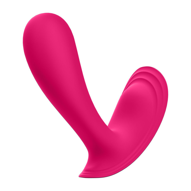Satisfyer Top Secret Pink, вид збоку, форма та ергономіка