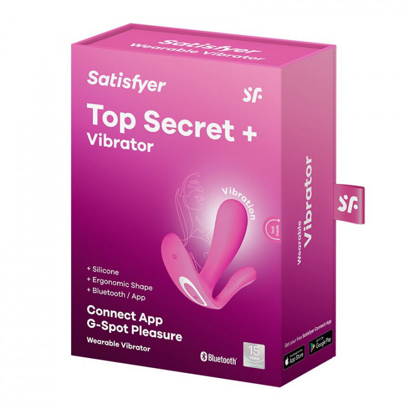 Смарт-вібратор Satisfyer Top Secret Pink, характеристики, управління