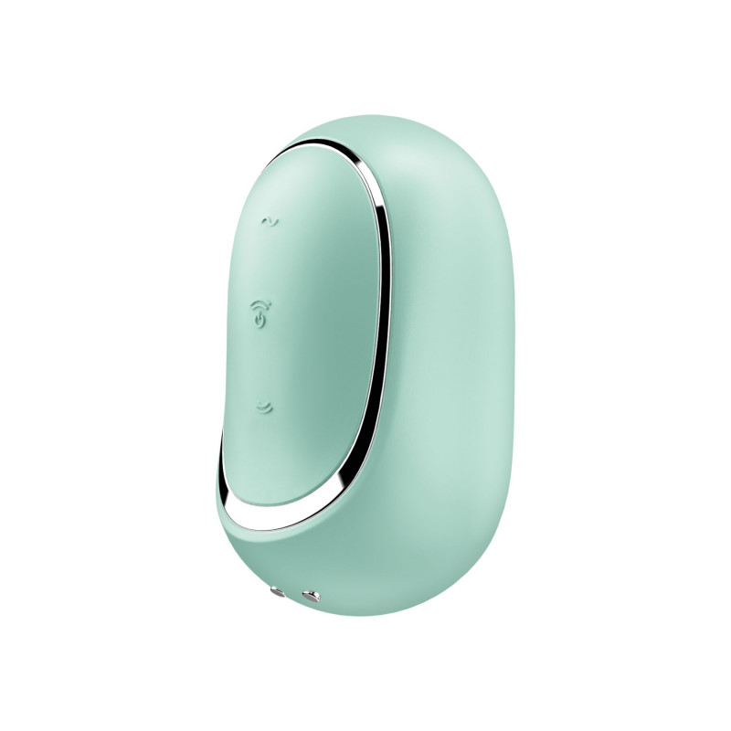 Вакуумний стимулятор Satisfyer Pro To Go 2 м'ятний, детальний вигляд кнопок управління