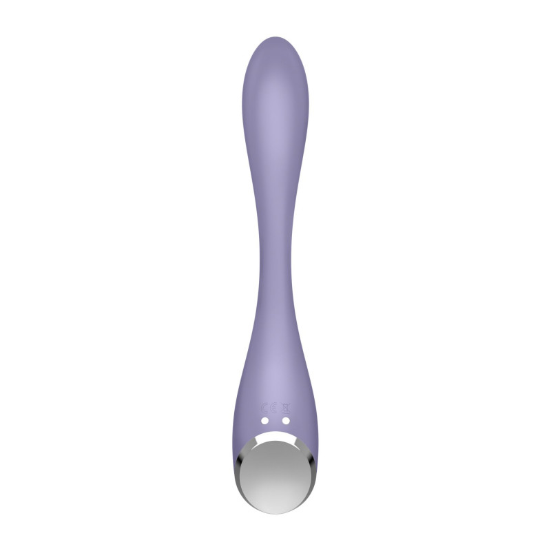 Текстура матеріалу смарт-вібратора Satisfyer G-Spot Flex 5+ бузковий