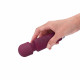 Деталізація силіконової текстури мінівібромасажера Dorcel Wand Mini Wanderful Plum