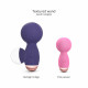 Текстура силіконового покриття мінівібромасажера Love To Love Itsy Bitsy Midnight Indigo - приємна на дотик