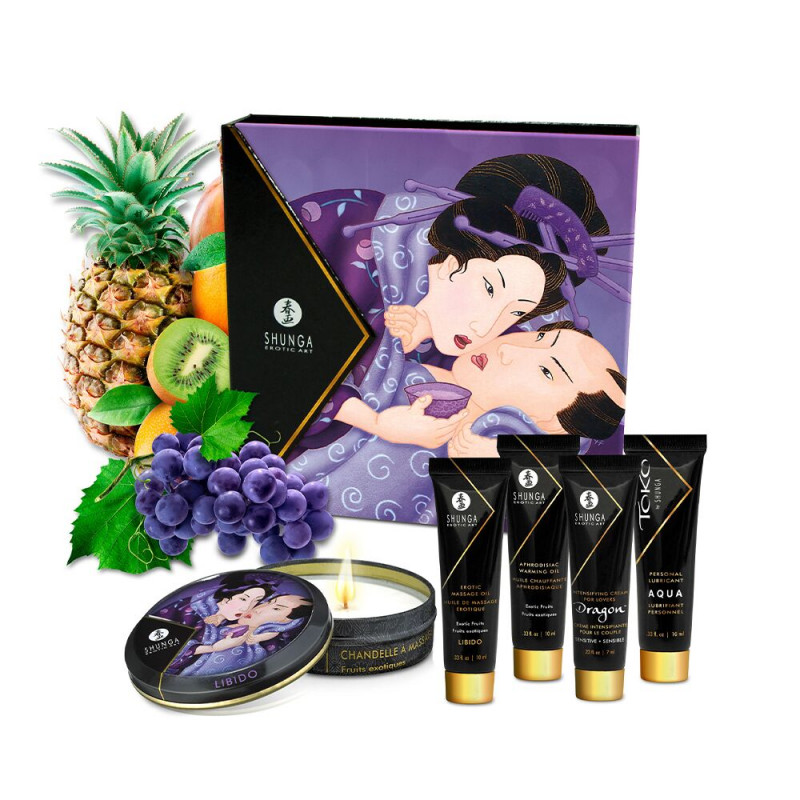 Набір Shunga Geishas Secrets – Exotic Fruits, як елемент для створення романтичного настрою