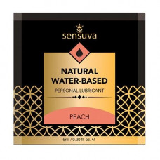 Пробник лубриканта Sensuva Natural Water-Based Peach 6 мл — Keks-Hub
