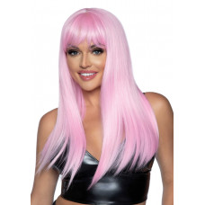 Перука Leg Avenue Long straight bang wig Pink, рожева, 61 см