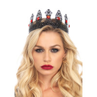 Leg Avenue Филигранная корона с камнями Filigree royal crown, металл