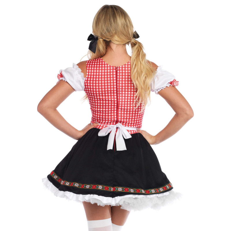 Вигляд збоку жіночого костюма Октоберфест Beer Garden Babe M Leg Avenue