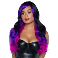 Перука Leg Avenue Allure Multi Color Wig Black/Purple