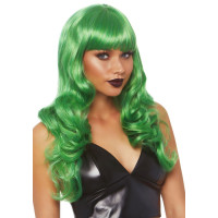Парик Leg Avenue Misfit Long Wavy Wig Green, длинный, реалистичный вид, 61 см