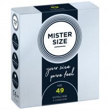 Презервативи Mister Size pure feel 49, 0,05 мм (3 шт) — Keks-Hub