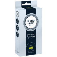 Презервативы Mister Size pure feel 49 мм, 10 шт, толщина 0,05 мм