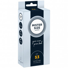 Презервативи Mister Size pure feel розмір 53, 0,05 мм (10 шт)