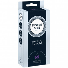 Презервативи Mister Size pure feel 69, 10 шт, 0,05 мм товщина — Keks-Hub