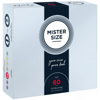 Презервативы Mister Size pure feel 60 (36 шт), толщина 0,05 мм