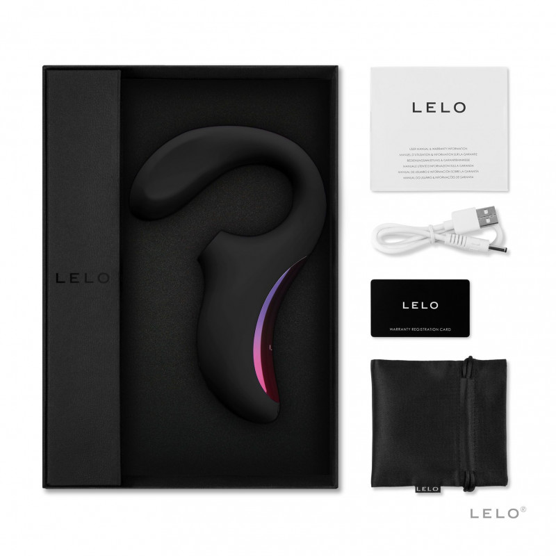 LELO Enigma Cruise Black - демонстрація у темряві, якщо є світлодіоди