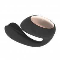 Смарт-вібратор LELO Ida Wave Black, вагінально-кліторальний з WaveMotion, 2 мотори