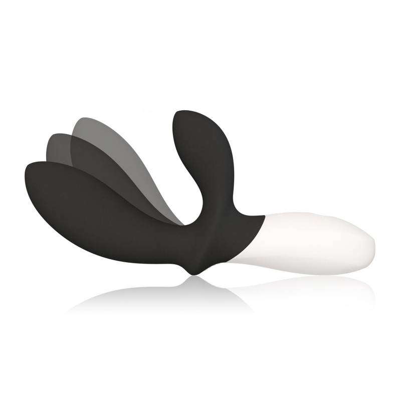 LELO Loki Wave 2 Black: детальний вигляд збоку, що демонструє вигини та форму для ідеального проникнення