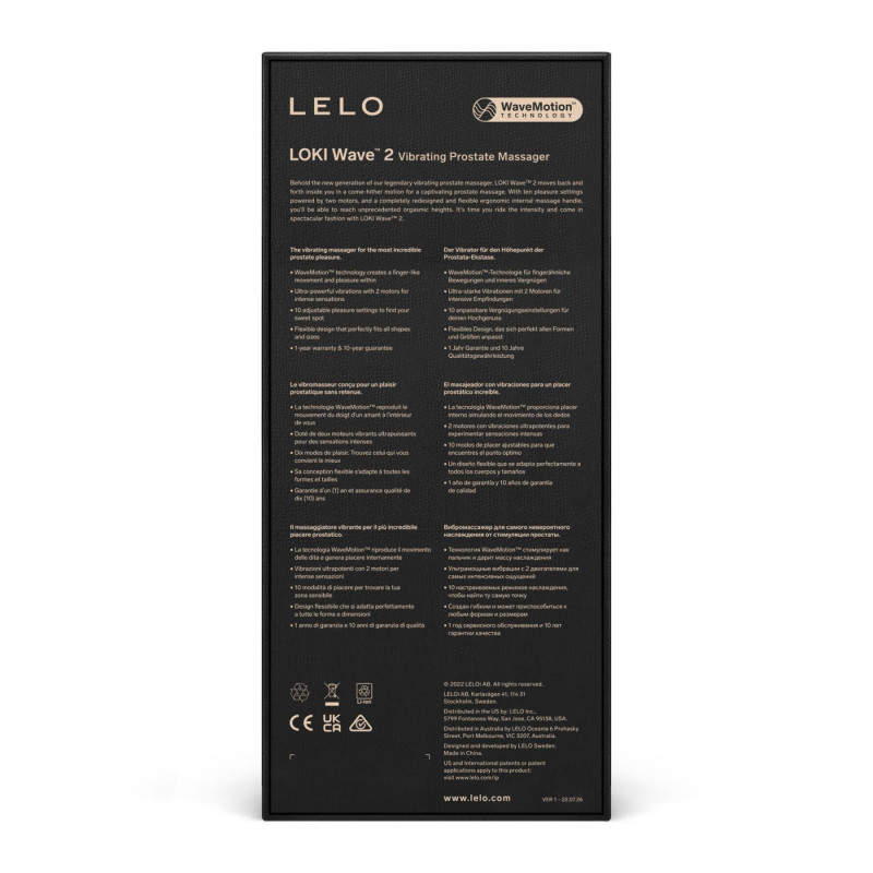 LELO Loki Wave 2 Black: демонстрація роботи двох моторів та манливого руху, що забезпечують подвійну стимуляцію