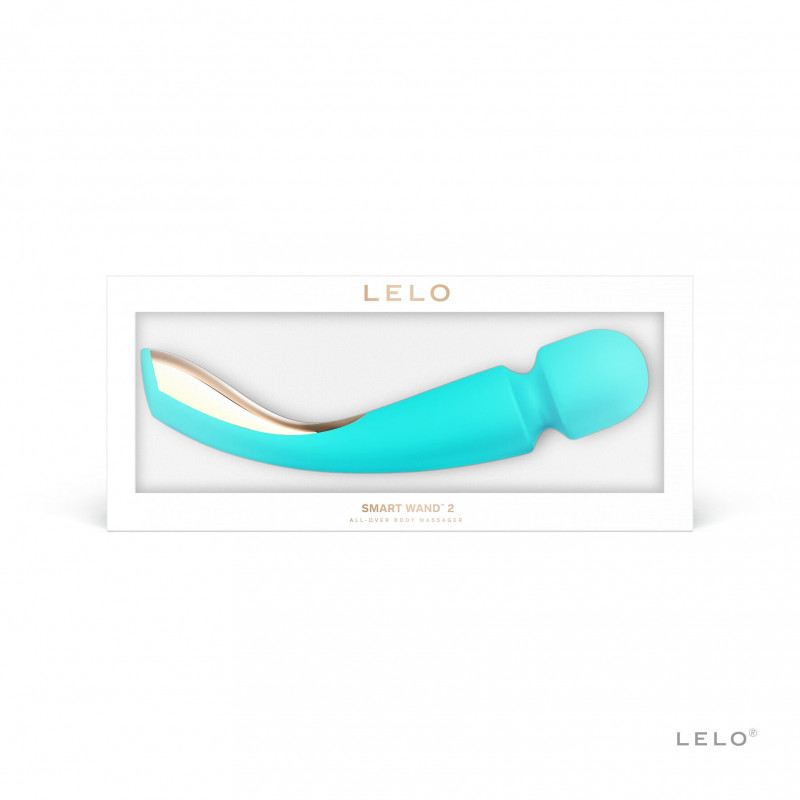 Пакування вібромасажера LELO Smart Wand 2 Medium Ocean Blue, комплект поставки