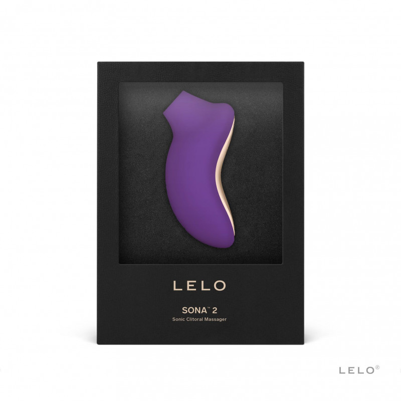 LELO SONA 2 Purple: ближчий вигляд поверхні стимулятора, унікальна текстура