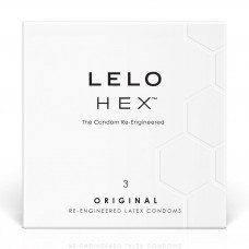 Презервативи LELO HEX Original 3 шт, тонкі та суперміцні — Keks-Hub