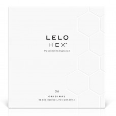 Презервативи LELO HEX Original 36 шт, тонкі та суперміцні — Keks-Hub