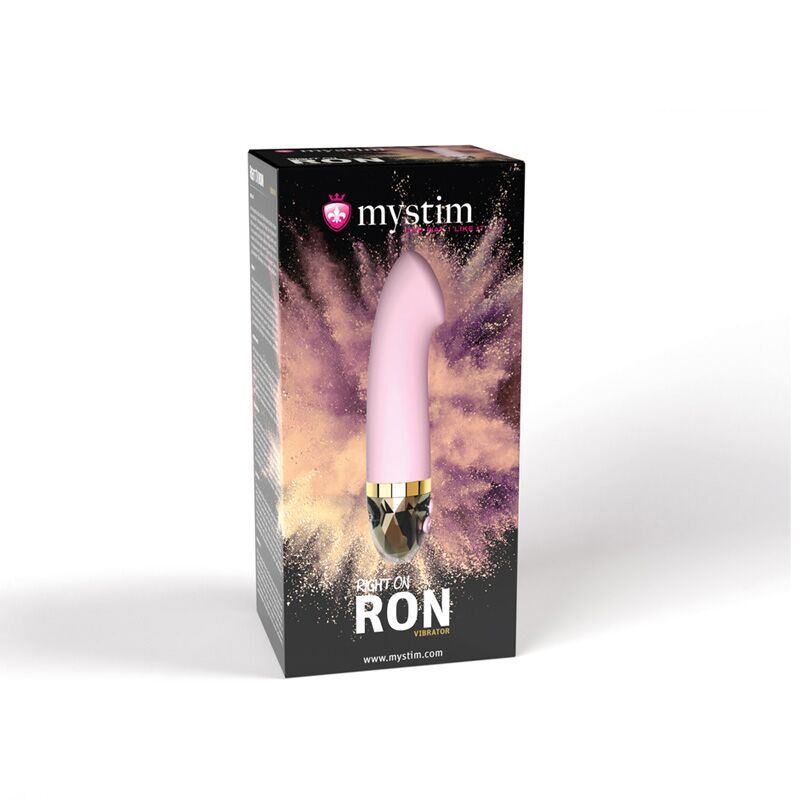 Повна комплектація вібратора Mystim Right on Ron Rose, включаючи кабель для зарядки та інструкцію