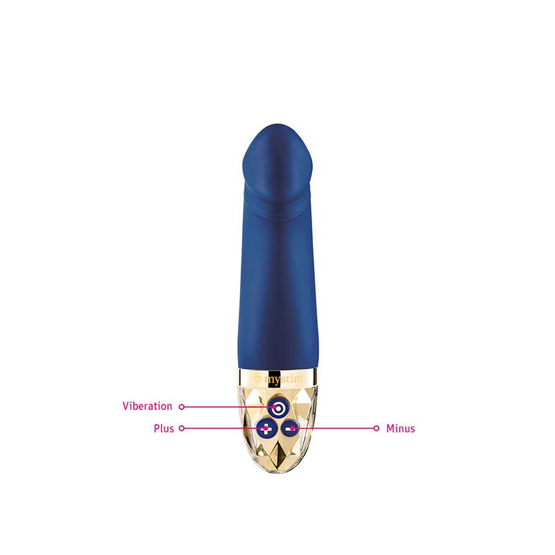 Текстура силіконової поверхні вібратора Mystim Real Deal Neil Blue