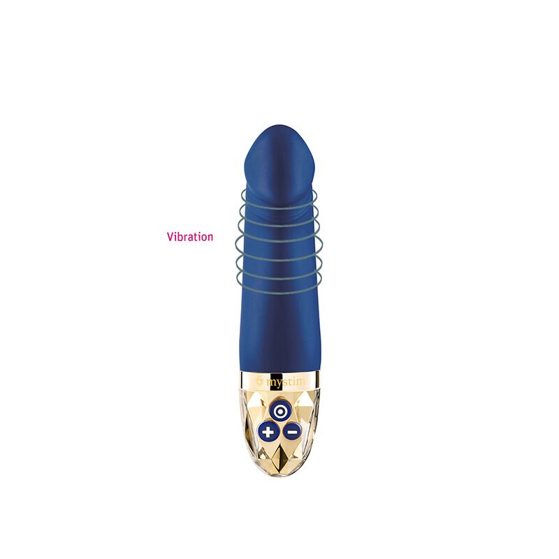 Вібратор Mystim Real Deal Neil Blue разом з упаковкою, готовий до подарунка