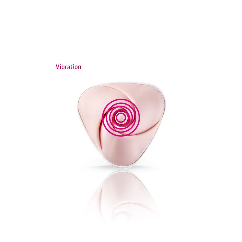 Детальний вигляд головки вібратора Mystim Heart's Desire White, спеціальна форма для стимуляції клітора