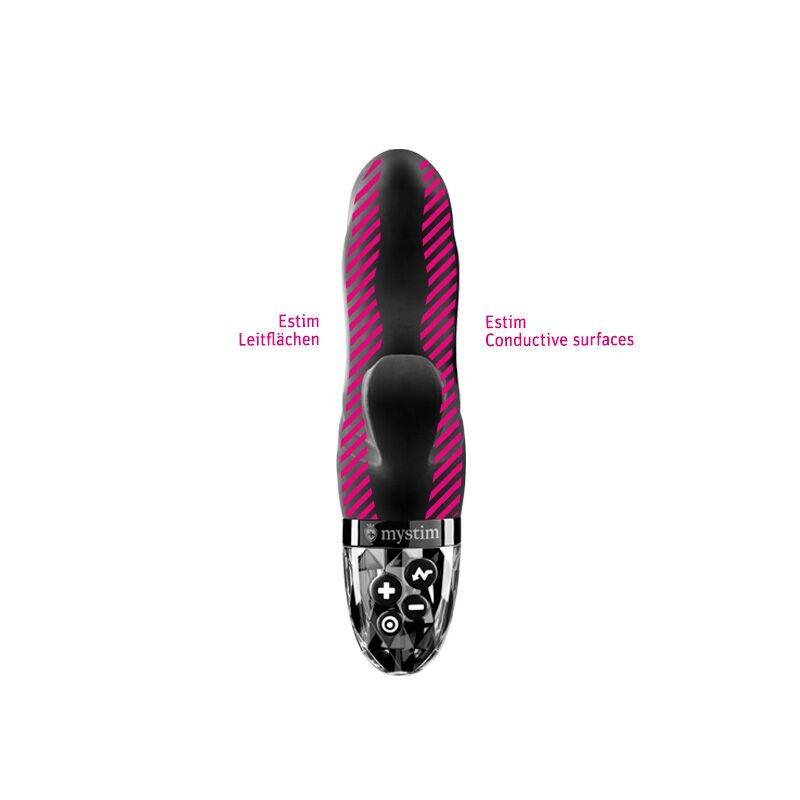 Упаковка вібратора-кролика Mystim Hop Hop Bob Black Edition, елегантний дизайн