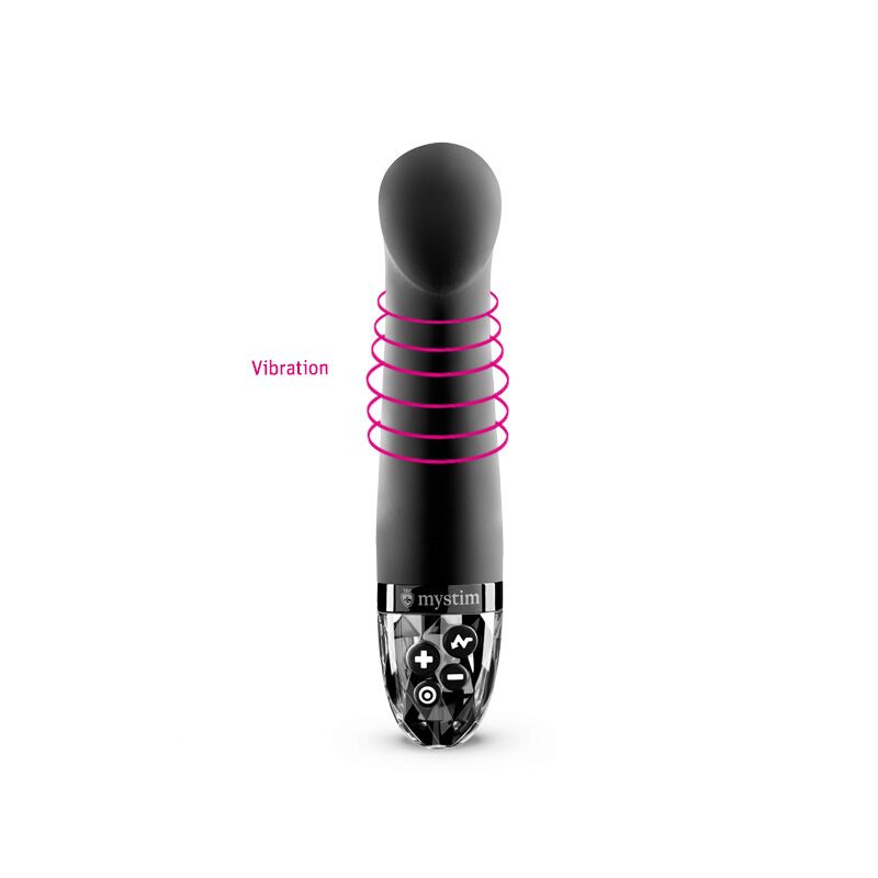 Mystim Right on Ron Black Edition: вібратор в руці, компактний розмір