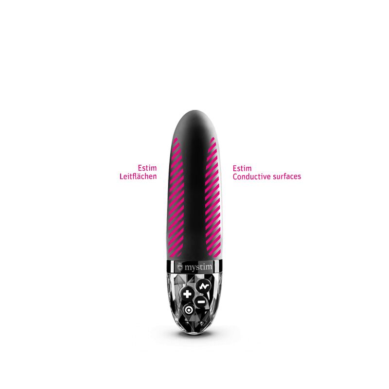 Текстура матеріалу вібратора Mystim Sleak Freak Black Edition: гладка та приємна на дотик