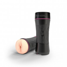 Мастурбатор-вагіна Mystim O(h) PUSH ME Vagina зі стисненням та регульованим вакуумом — Keks-Hub