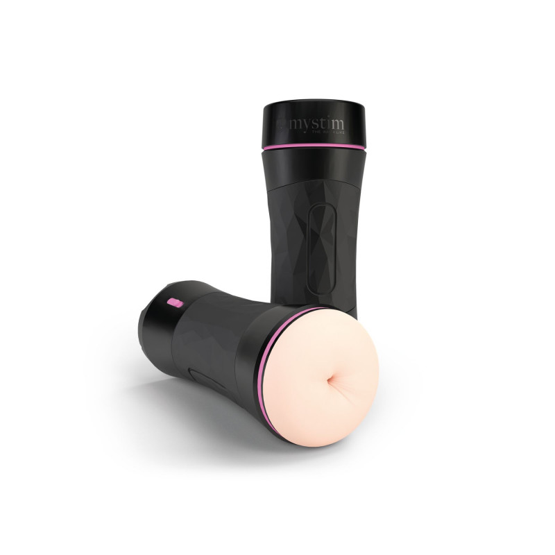 Мастурбатор-попка Mystim O(h) PUSH ME Anus - вид збоку, демонструє текстуру