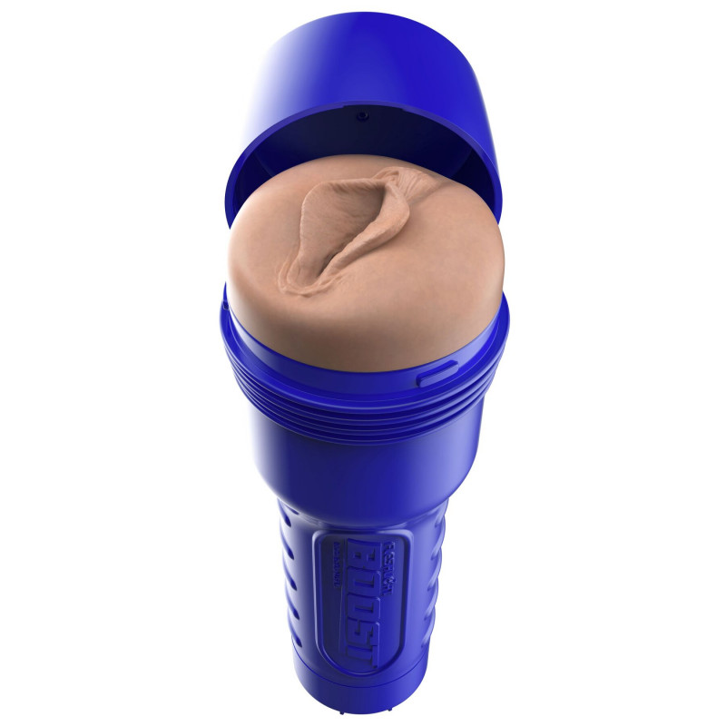 Мастурбатор Fleshlight Boost Bang Light Medium Flesh, вид збоку, деталі конструкції