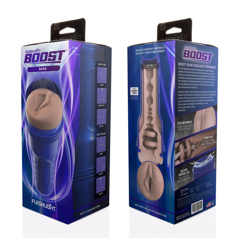 Комплектація мастурбатора Fleshlight Boost Bang Light Medium Flesh, аксесуари