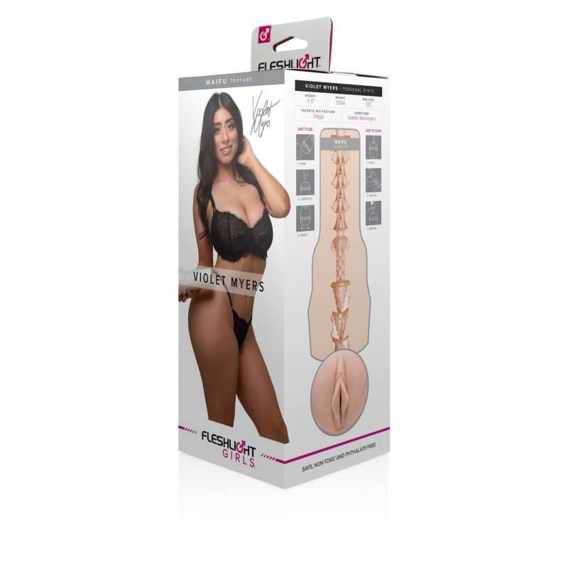 Мастурбатор Fleshlight Violet Myers Waifu, дизайн и детализация