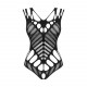 Боді Obsessive B139 crotchless teddy S/M/L з доступом, текстура мережива
