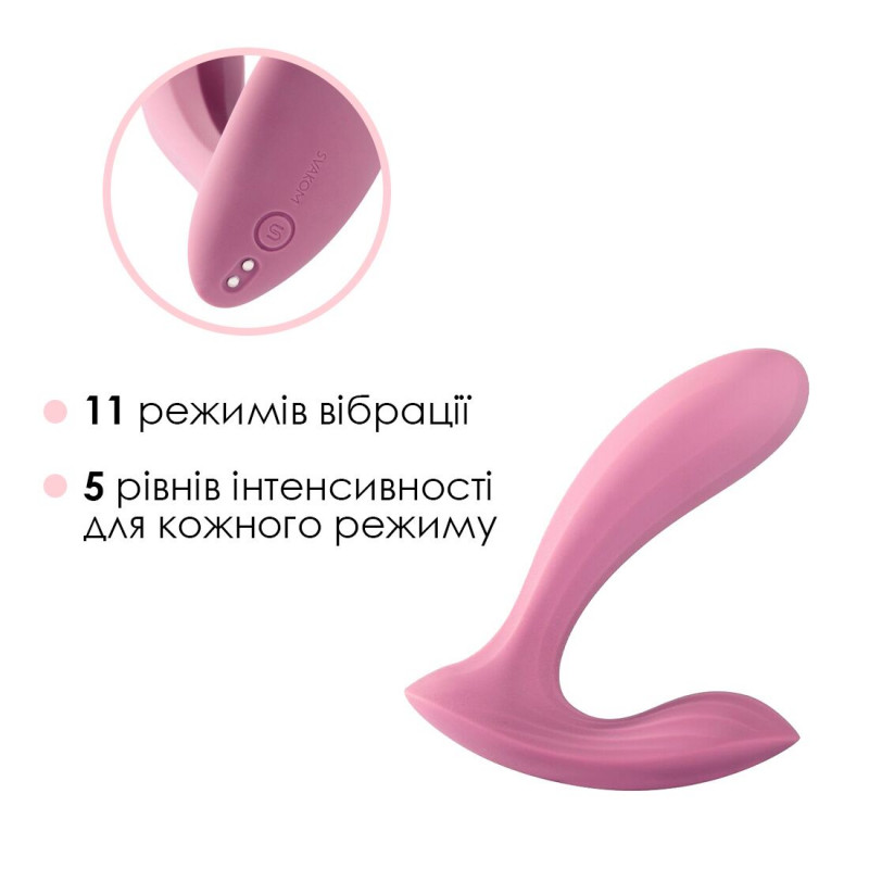 Текстура силикона вибратора Svakom Erica Romantic Rose, мягкая и приятная на ощупь