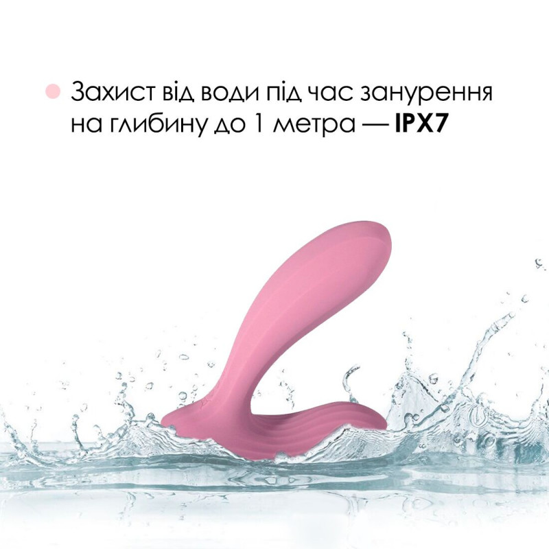 Вибратор Svakom Erica Romantic Rose в действии, демонстрирующий его гибкость