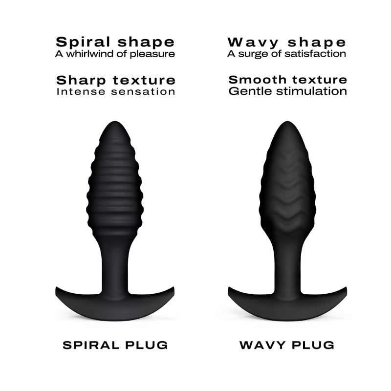Упаковка анальної пробки Dorcel SPIRAL PLUG, діаметр 3 см, силікон