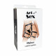 Упаковка кожаных гартер Art of Sex Melani, черные, бренд Art of Sex