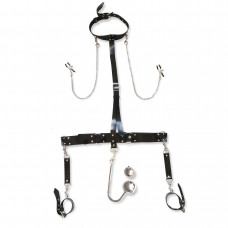 Бондажний набір Art of Sex Bridget №4 з металевим анальним гаком — Keks-Hub