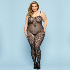 Відвертий бодістокінг JSY Фатальна Скарлет Plus Size, Black