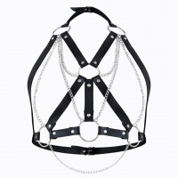 Женская портупея Art of Sex Aiden Leather harness, Черная XS-M