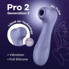 Вакуумний кліторальний стимулятор Satisfyer Pro 2 Generation 3 with Liquid Air Lilac — Keks-Hub