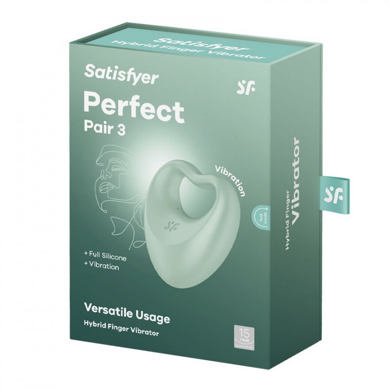 Satisfyer Perfect Pair 3 - комплект: вібратор та ерекційне кільце разом